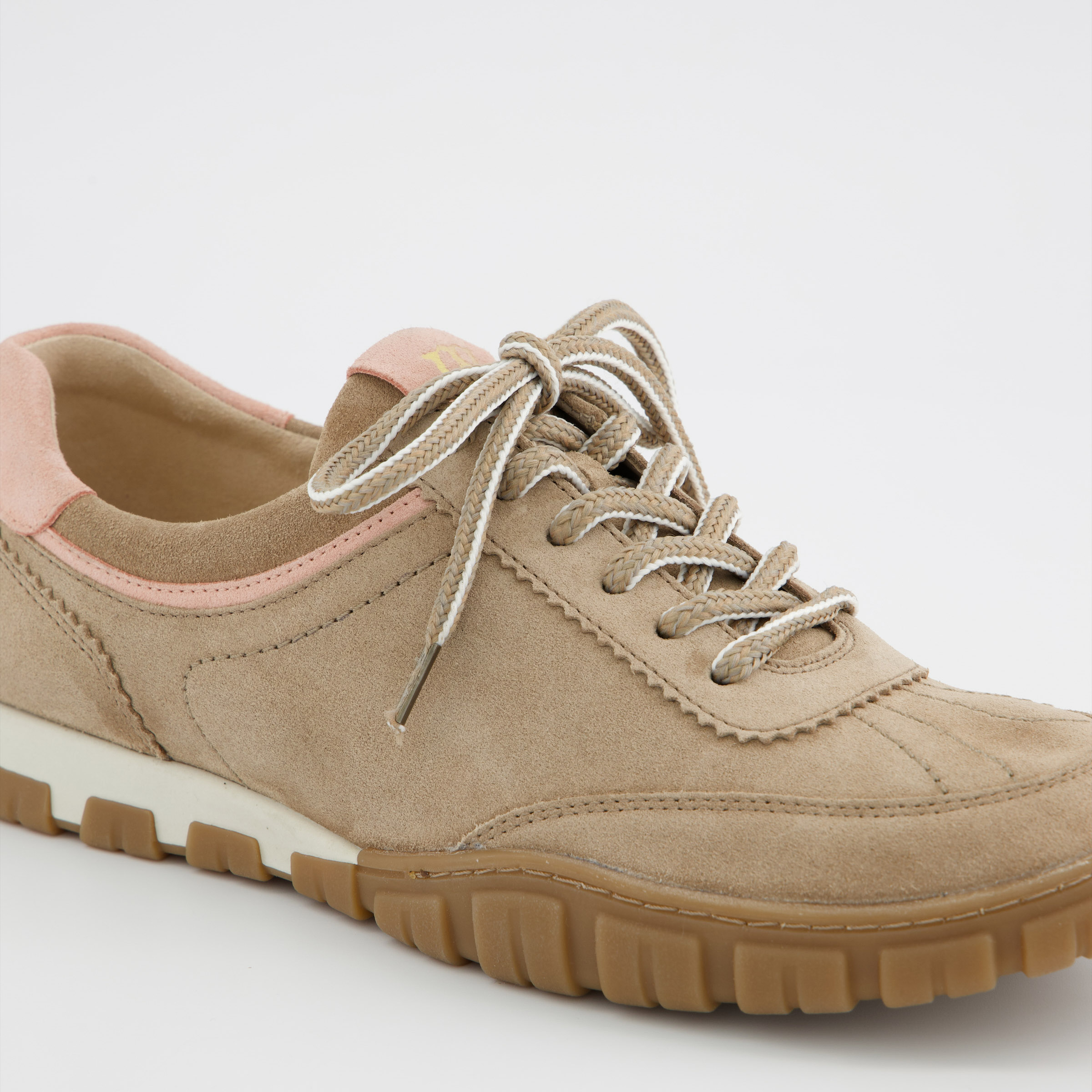 Sneakers with a removable insole, in beige - Paul Green